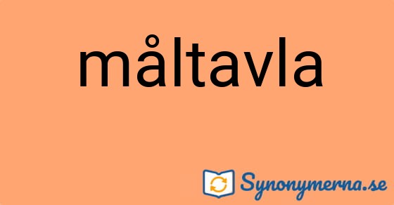 Bild som illustrerar ordet måltavla och dess synonymer.