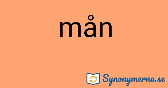 Bild som illustrerar ordet mån och dess synonymer.