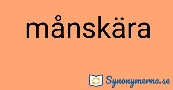 Bild som illustrerar ordet månskära och dess synonymer.