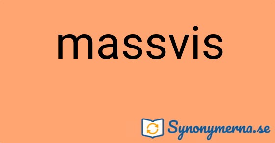 Bild som illustrerar ordet massvis och dess synonymer.