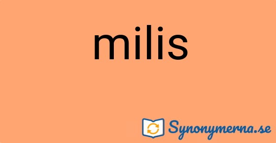 Bild som illustrerar ordet milis och dess synonymer.