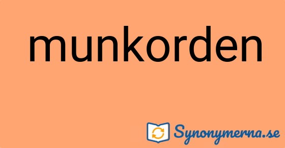 Bild som illustrerar ordet munkorden och dess synonymer.