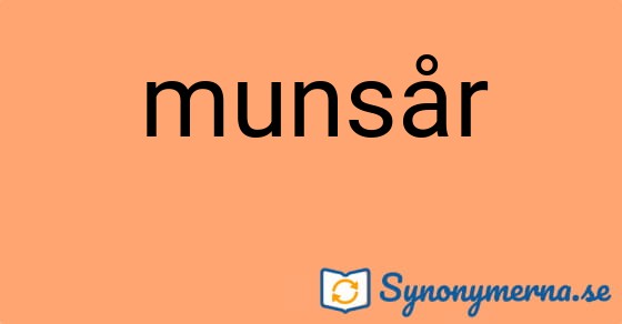 Bild som illustrerar ordet munsår och dess synonymer.