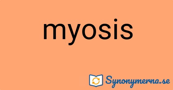 Bild som illustrerar ordet myosis och dess synonymer.