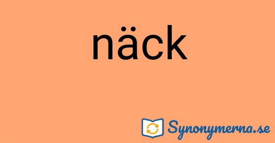 Bild som illustrerar ordet näck och dess synonymer.