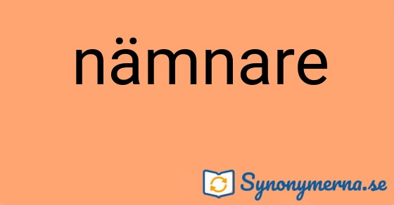 Bild som illustrerar ordet nämnare och dess synonymer.