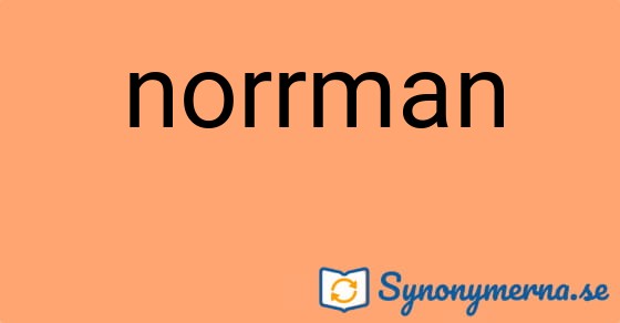 Bild som illustrerar ordet norrman och dess synonymer.