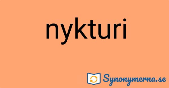 Bild som illustrerar ordet nykturi och dess synonymer.