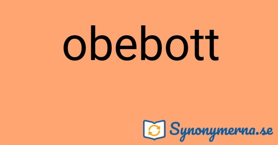 Bild som illustrerar ordet obebott och dess synonymer.