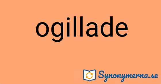 Bild som illustrerar ordet ogillade och dess synonymer.
