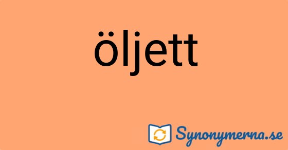 Bild som illustrerar ordet öljett och dess synonymer.