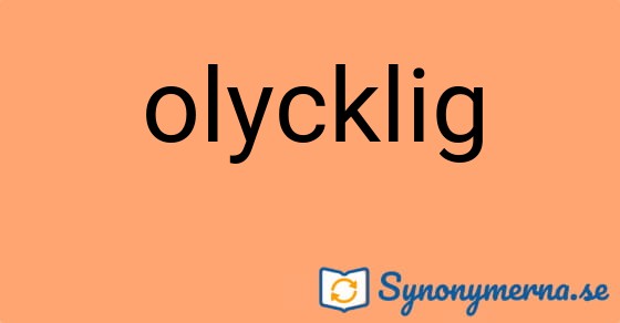 Bild som illustrerar ordet olycklig och dess synonymer.