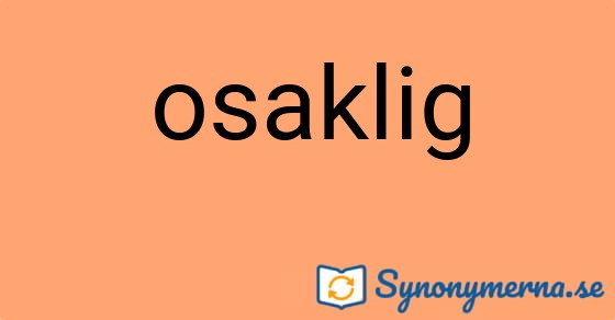 Bild som illustrerar ordet osaklig och dess synonymer.