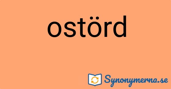 Bild som illustrerar ordet ostörd och dess synonymer.