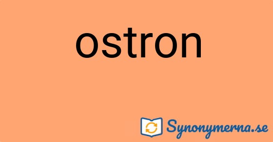 Bild som illustrerar ordet ostron och dess synonymer.