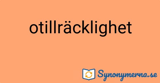 Bild som illustrerar ordet otillräcklighet och dess synonymer.