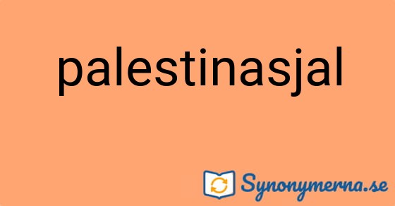 Bild som illustrerar ordet palestinasjal och dess synonymer.