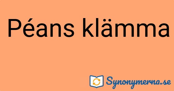 Bild som illustrerar uttrycket Péans klämma och dess synonymer.