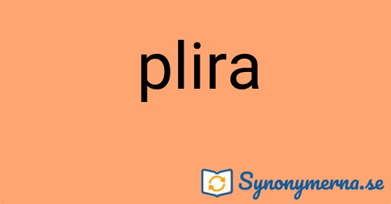 Bild som illustrerar ordet plira och dess synonymer.