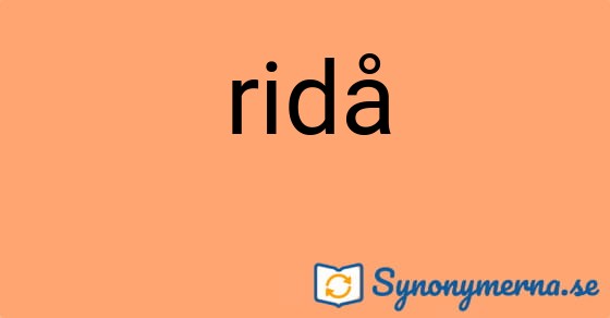Bild som illustrerar ordet ridå och dess synonymer.