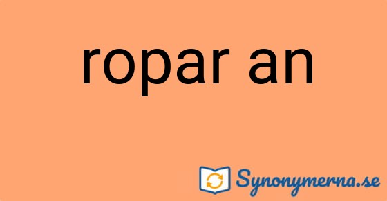 Bild som illustrerar uttrycket ropar an och dess synonymer.