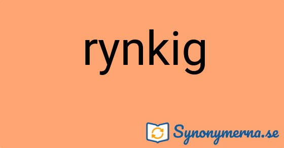 Bild som illustrerar ordet rynkig och dess synonymer.