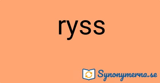 Bild som illustrerar ordet ryss och dess synonymer.
