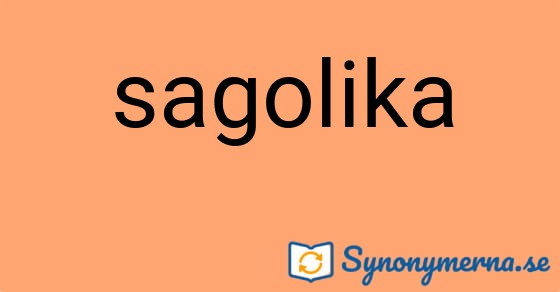 Bild som illustrerar ordet sagolika och dess synonymer.