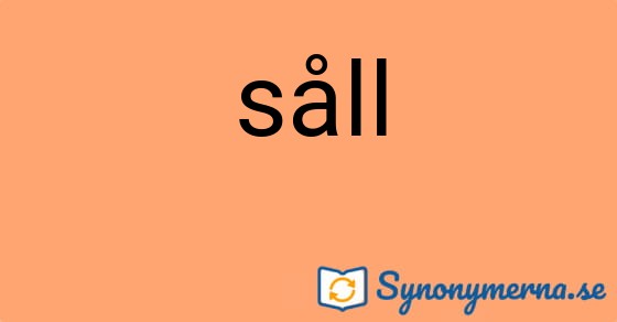 Bild som illustrerar ordet såll och dess synonymer.