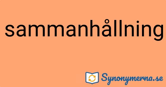 Bild som illustrerar ordet sammanhållning och dess synonymer.