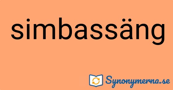 Bild som illustrerar ordet simbassäng och dess synonymer.
