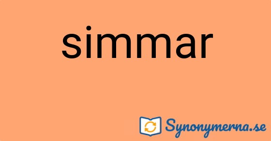 Bild som illustrerar ordet simmar och dess synonymer.