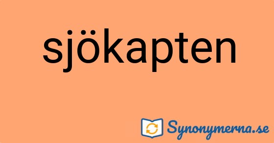 Bild som illustrerar ordet sjökapten och dess synonymer.