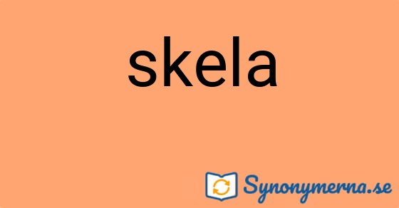 Bild som illustrerar ordet skela och dess synonymer.