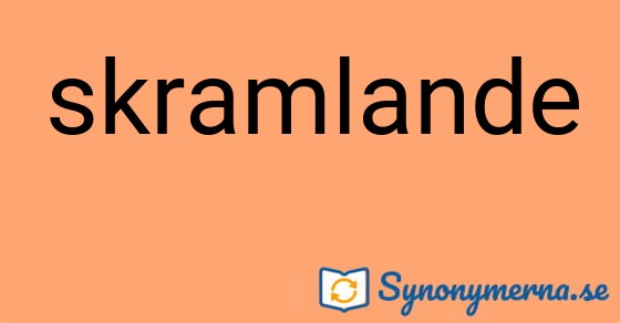 Bild som illustrerar ordet skramlande och dess synonymer.