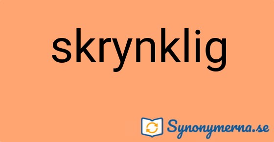 Bild som illustrerar ordet skrynklig och dess synonymer.