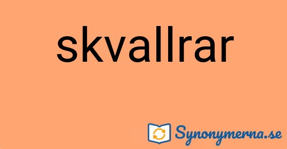 Bild som illustrerar ordet skvallrar och dess synonymer.