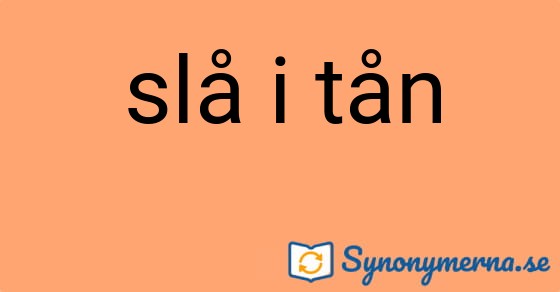 Bild som illustrerar uttrycket slå i tån och dess synonymer.