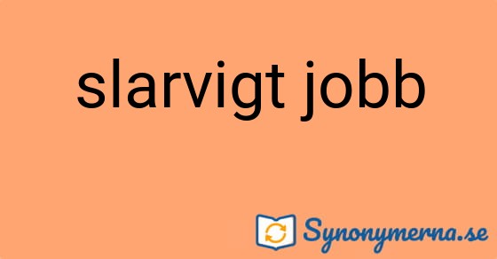 Bild som illustrerar uttrycket slarvigt jobb och dess synonymer.