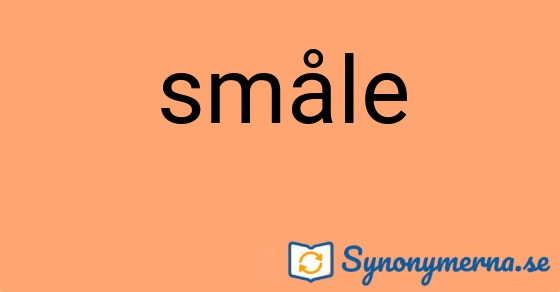 Bild som illustrerar ordet småle och dess synonymer.