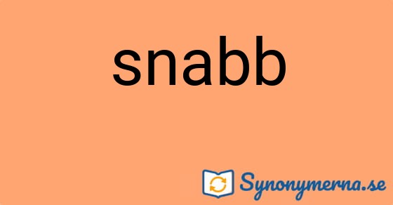 Bild som illustrerar ordet snabb och dess synonymer.