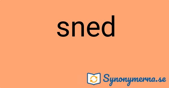 Bild som illustrerar ordet sned och dess synonymer.