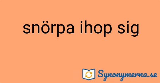 Bild som illustrerar uttrycket snörpa ihop sig och dess synonymer.