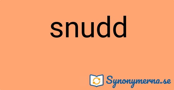 Bild som illustrerar ordet snudd och dess synonymer.