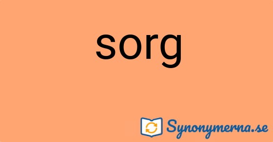 Bild som illustrerar ordet sorg och dess synonymer.