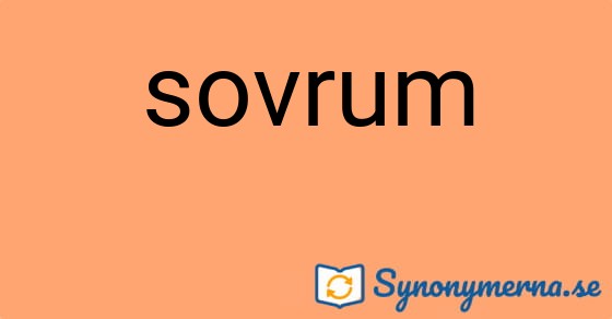 Bild som illustrerar ordet sovrum och dess synonymer.