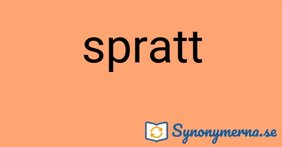 Bild som illustrerar ordet spratt och dess synonymer.