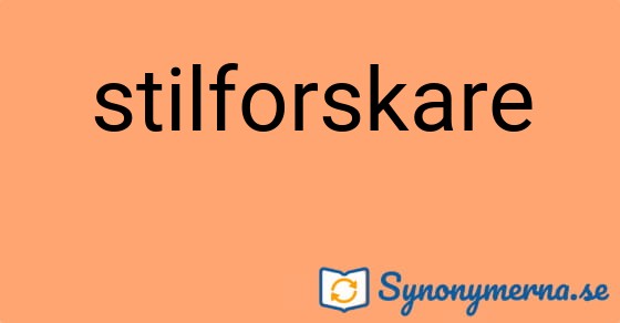 Bild som illustrerar ordet stilforskare och dess synonymer.