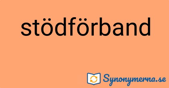 Bild som illustrerar ordet stödförband och dess synonymer.