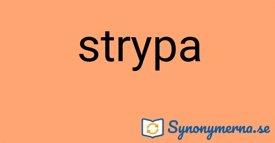 Bild som illustrerar ordet strypa och dess synonymer.